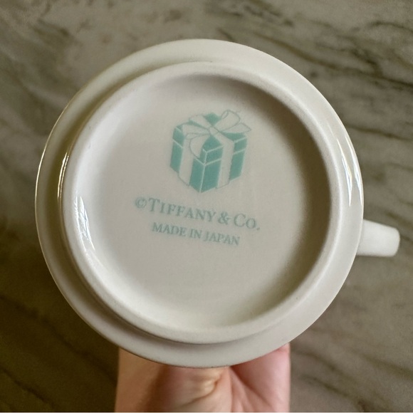 Tiffany & Co | Blue & White Bow Coffee Mug / Tea Coffee Cup Made In Japan - Picture 4 of 6